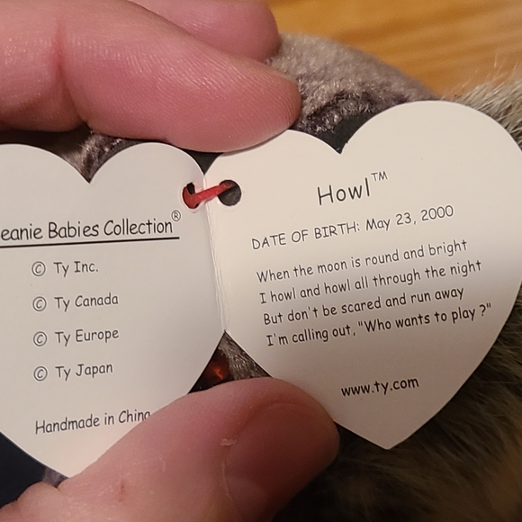 Ty Beanie Babies Howl The Wolf May 23 - Picture 6 of 6